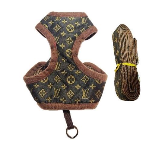 louis vuitton dog carrier cheap|louis vuitton leash harness.